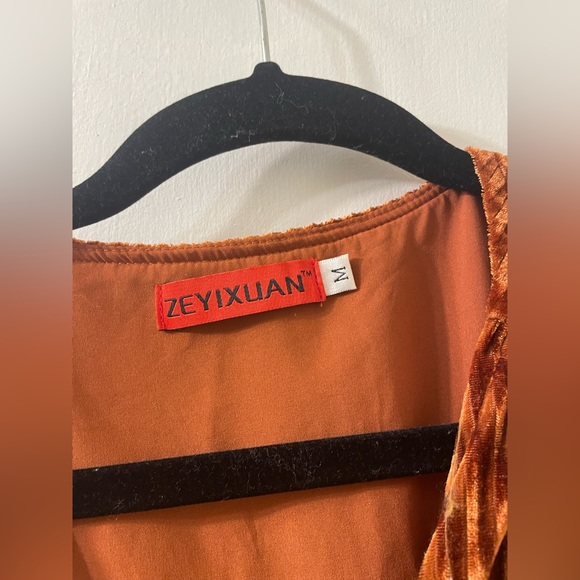 Burnt Orange Maxi Dress Medium - Picture 5 of 10